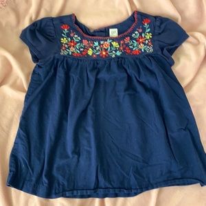 GAP Kids embroidered top size medium